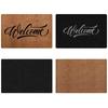 Decoratief Voordeurmat Tapijt Entree Deurmat voor Huis en Buiten 40x60cm Polyestervezel TPR Antislip Hal Vloermat