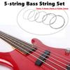 5-string Bass Instrument String Professional Steel Guitar Strings Replacement Gift for Guitar Beginners Musical Instrument Parts