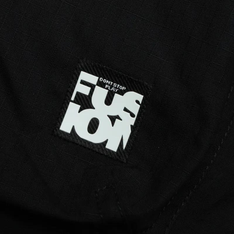 Fila Fusion Letter Zipper Hooded Loose Sports Jacket Men Jacket Black T11M423701FBK