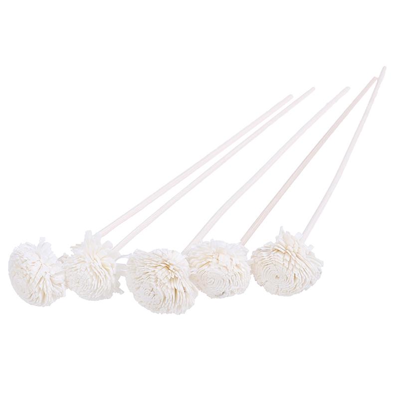 5Pcs Flower Rattan Reeds Fragrance Diffuser Non-Fire Replacement Refill Sticks