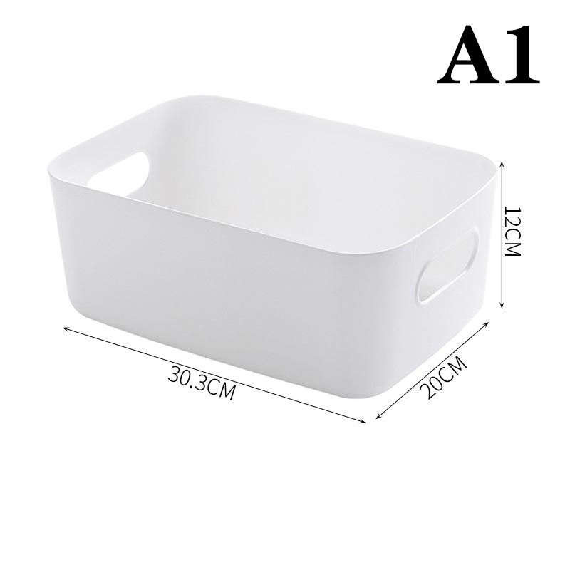 Storage Organizer Box Desktop Cosmetics Storage Sundries Organizer Storage Basket Plastic Snacks Home Kitchen Storage Box