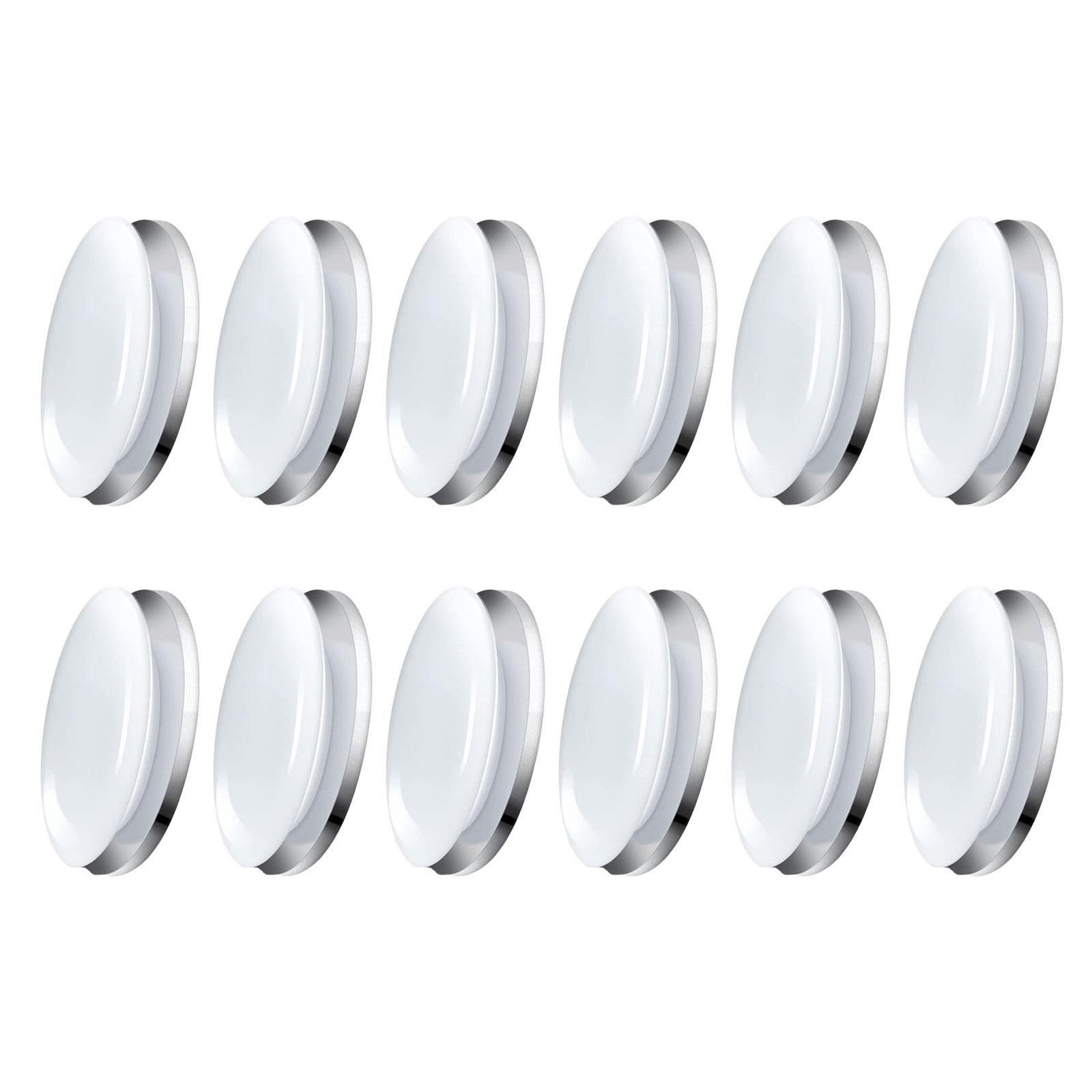 

Set of 12pcs Magnetic Curtain Weights Windproof Shower Drapery Magnet Buckle Clips Balcony Curtains Cloth Counterweight