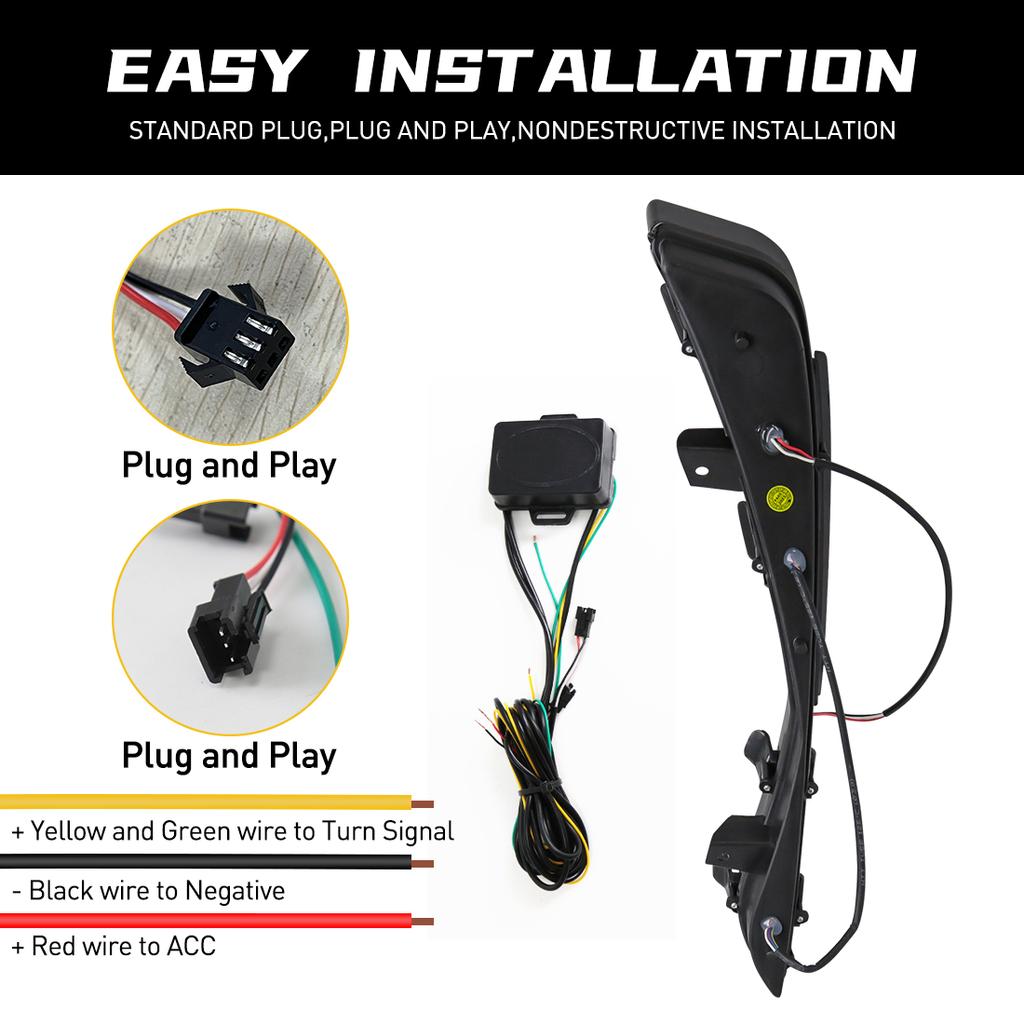 Led DRL For Toyota Avalon 2018 2019 2020 Daytime Running Light Dynamic Turn Signal Fog Lamp White Yellow Car Accessories 12V