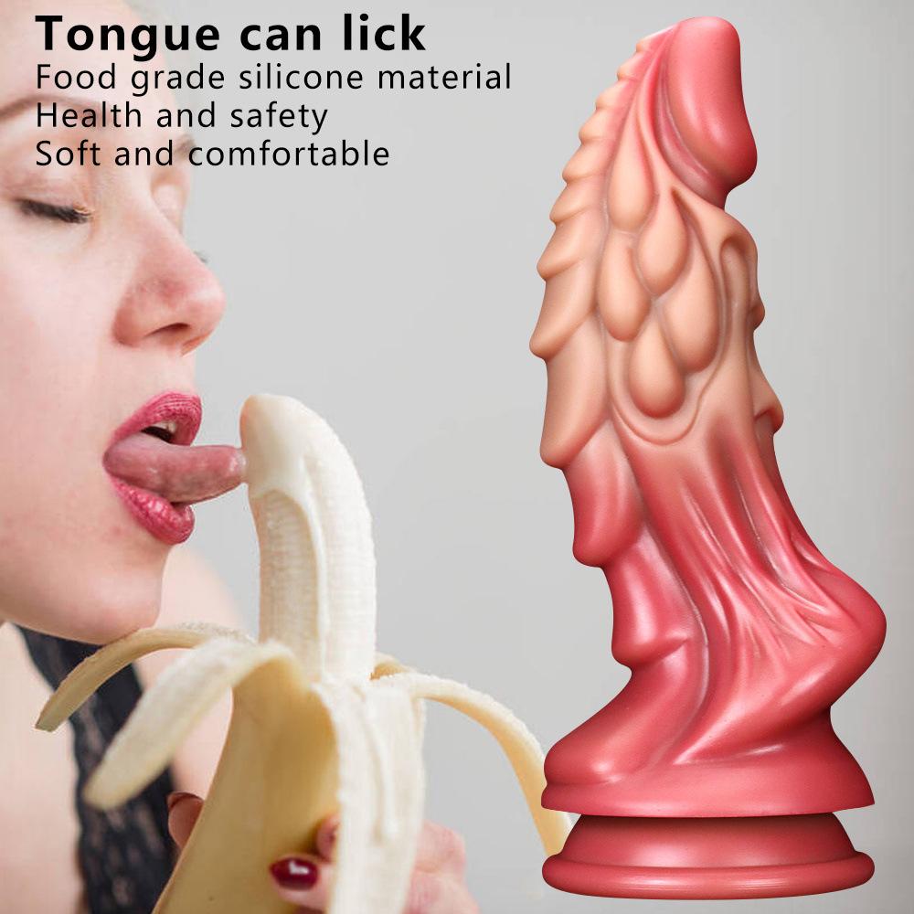 Dragon King Oversized Super Coarse Stimulation Anal Plug Shaped Phallus Simulation Dildo Adult Products Female Sex Toys