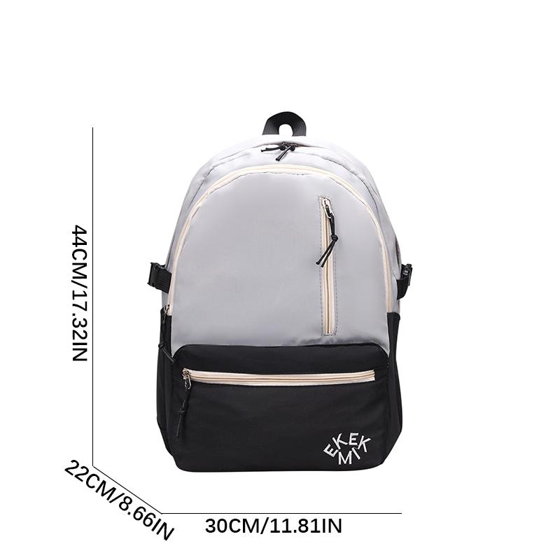 Students Schoolbag Tutoring Bag Large Capacity Knapsack Waterproof Outdoor Travel Backpack Tote Gift