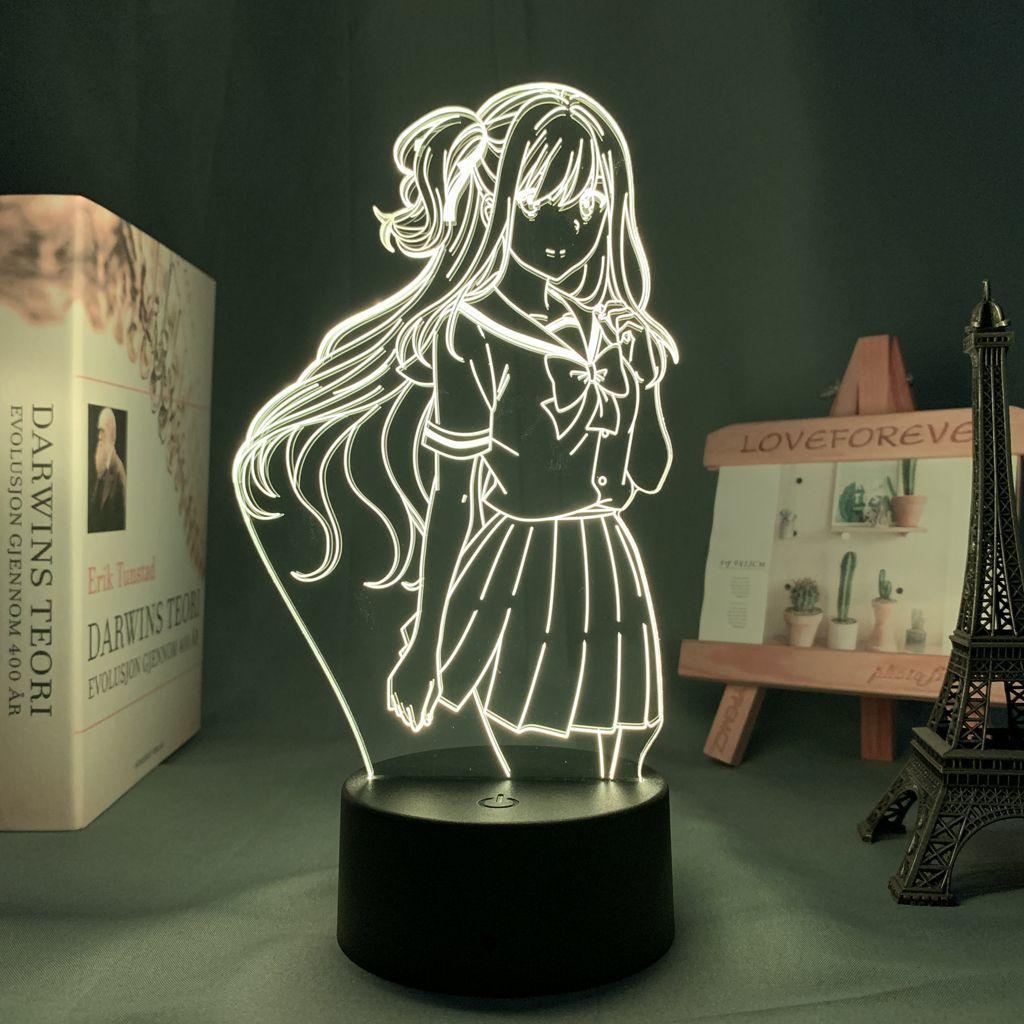 Dedektif Zaten Ölü Gece Işığı Siesta Kimizuka Kimihiko 3D Şekil Anime Lamba Renk Değişimi