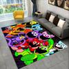 Niedliche S-Lächeln C-Kreaturen Nickerchen Bastel-Einhorn Cartoon Teppich Teppich für Schlafzimmer Wohnzimmer Zuhause Sofa Dekoration, Kinderdekor Fußmatte