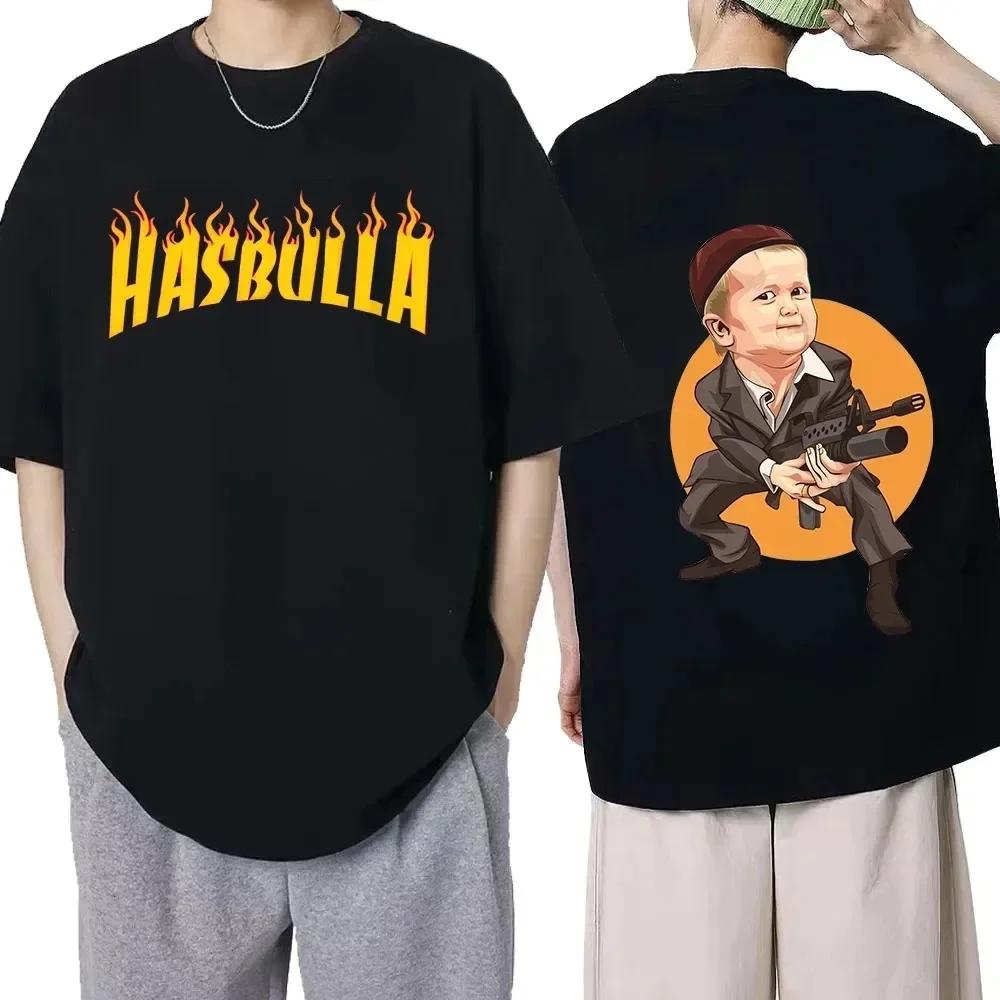 

Классическая футболка Team Hasbulla из хлопка, футболка Fighting Hasbulla с графическим принтом, хип-хоп, мужская футболка, топы, женская футболка Manga, уличная одежда XXXXXL