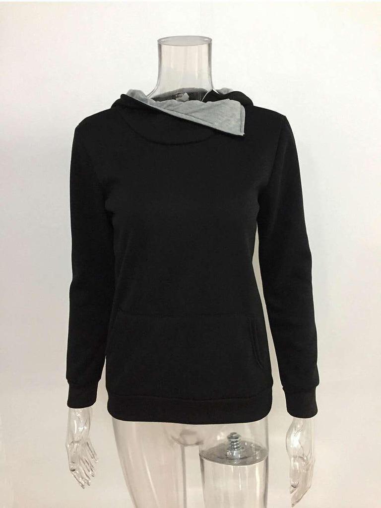 Women's Cat Paw Heart Hoodie - New Style Pullover for Outdoor Sports