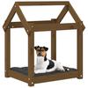 Hundebett Honigbraun 61 x 50 x 70 cm Massivholz Kiefer