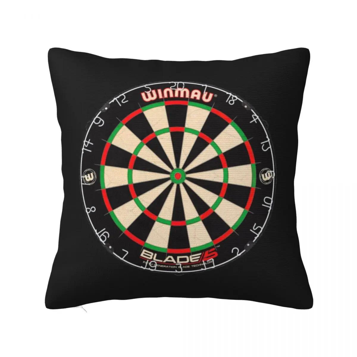 

Winmau Blade 5 Dartboard Pillow Cover Fun Game Novelty Pillow Case For Chair Cushion Cover Square Pillowcases Birthday Gift 12x12Inch