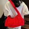 Wrinkled Dumpling Small Tote Bags for Women Shoulder Bag Fashiable Retro Nyl Lightweight Shopping Bags Designer Bag