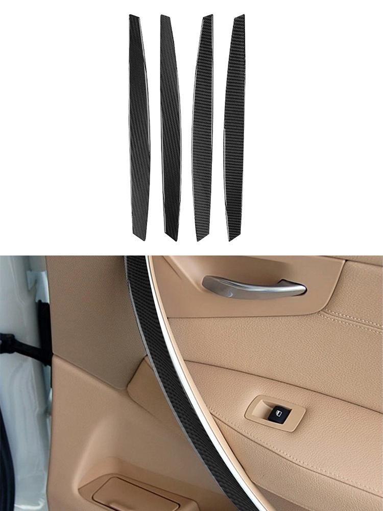Carbon Fiber Car Interior Center Console Gear Shift Panel Decoration Stickers For BMW X3 2004-2010 Car Accessories
