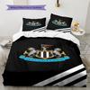 Logo NUFC Set Piumone Copripiumone Federa Decorazione Casa Regalo di Compleanno (1 * copripiumino + 2 * federa, senza nucleo)
