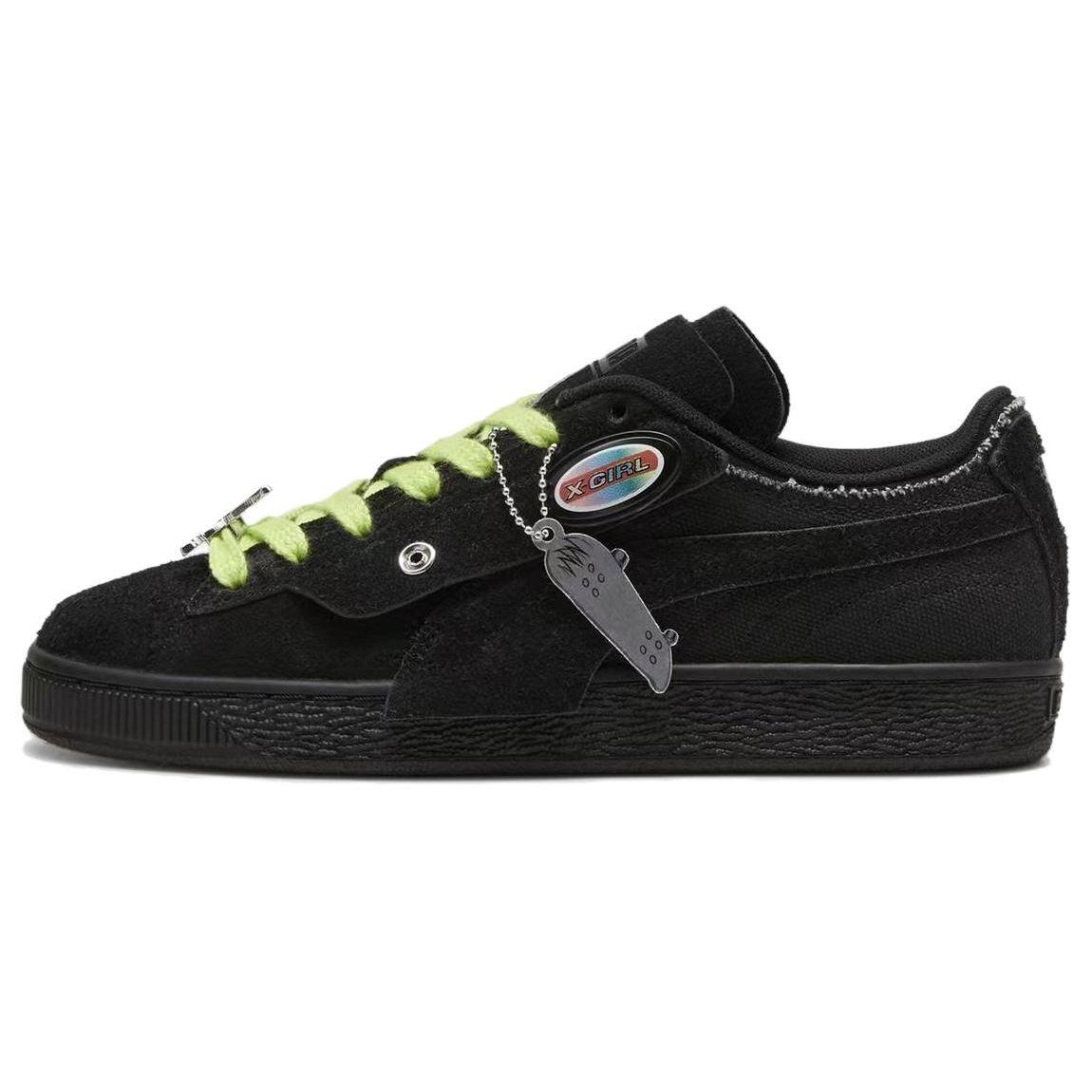 Puma X-Girl x  Suede Black Ravish Women Sneakers 396251-01 40.5