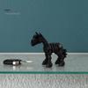 Modern Aesthetic Room Decor 3D Printed Horse Skeleton Figurines, Articulated Ornaments, Movable Joints Creative Desk Toy for Adults Fidgety