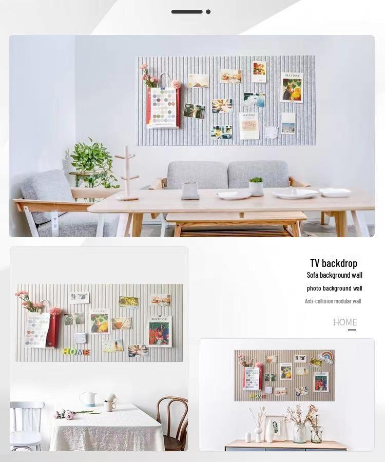 Felt Cork Board for Artwork Display and Decoration - Ideal for Schools, Offices, Bedrooms, and Creative Spaces