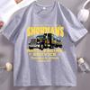 Vintage Snowman's Bootlegging Service T-shirt Truck Driver Funny Graphic T Shirts Round Neck Tee Shirt Homme Tops