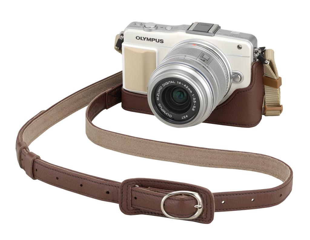 OLYMPUS Body Jacke für PEN E-PL6E-PL5E-PM2, Braun, CS-38B BRW