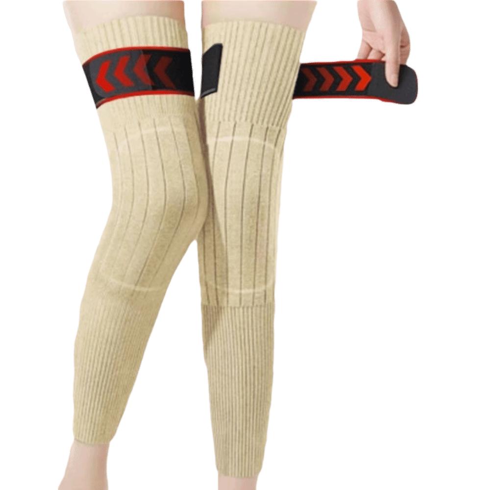 Elastic Thick Knee Protector Cold-proof Thermal Leg Warmers Winter Knee Cover Arthritis
