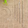 7Pcs Hand Sewing Needles Set Canvas Leather Carpet Thicker Cloth Repair Craft Sewing Patching Stitching Upholstery Curved Needle