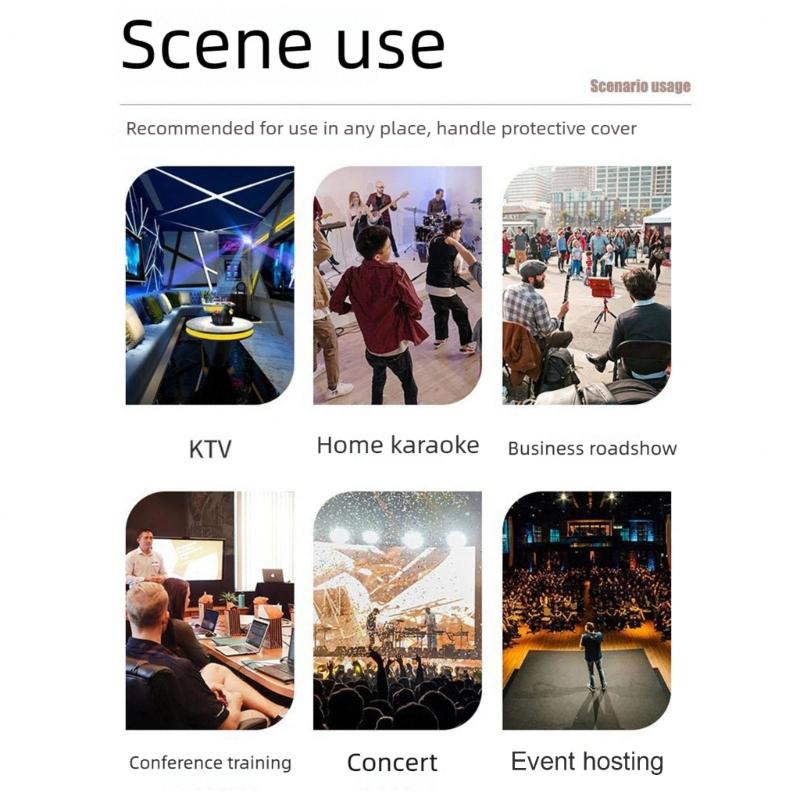 Cordless Handheld Microphone Protective Sleeve with Sponge Foam Microphone Windscreen Rubber Microphone Protective Sleeve Holder for Show KTV