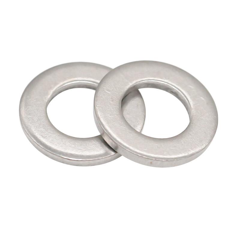 Jinguying Stainless Steel Flat Washer 201/304/316 Standard Size, No Burrs (GB97/DIN125)