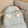 Solid Color Student Schoolbag Women's Backpack