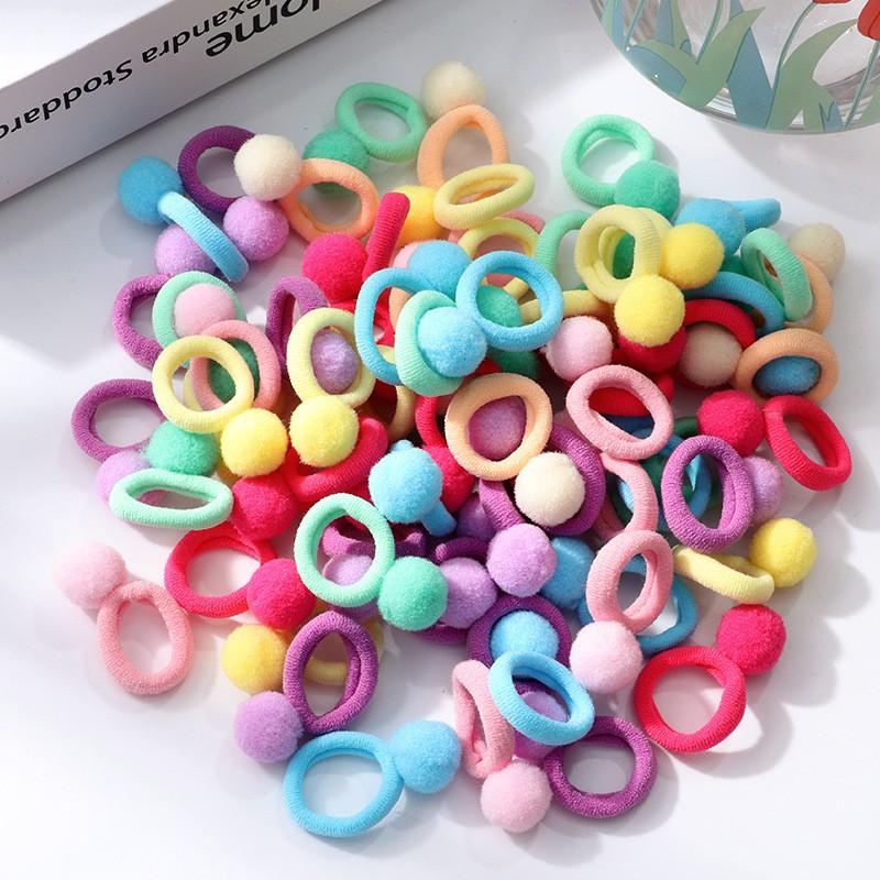 

30Pcs/Set Cute Bowknot Headbands Girls Nylon Elastic Hair Bands Hair Accessories for Kids Cartoon Bows Headwear Ornaments
