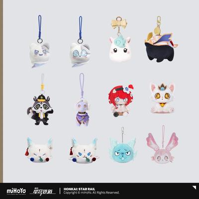 Sunsyea Honkai Star Rail Official Merch miHoYo Original Authentic Series Plush Keychain Wubbaboo Yunli Tribios