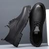 Fashion Leather Men's Shoes Lace Up Outdoor Casual Hiking Shoes Soft Sole Men Black Men Oxfords Shoes Zapatillas Hombre