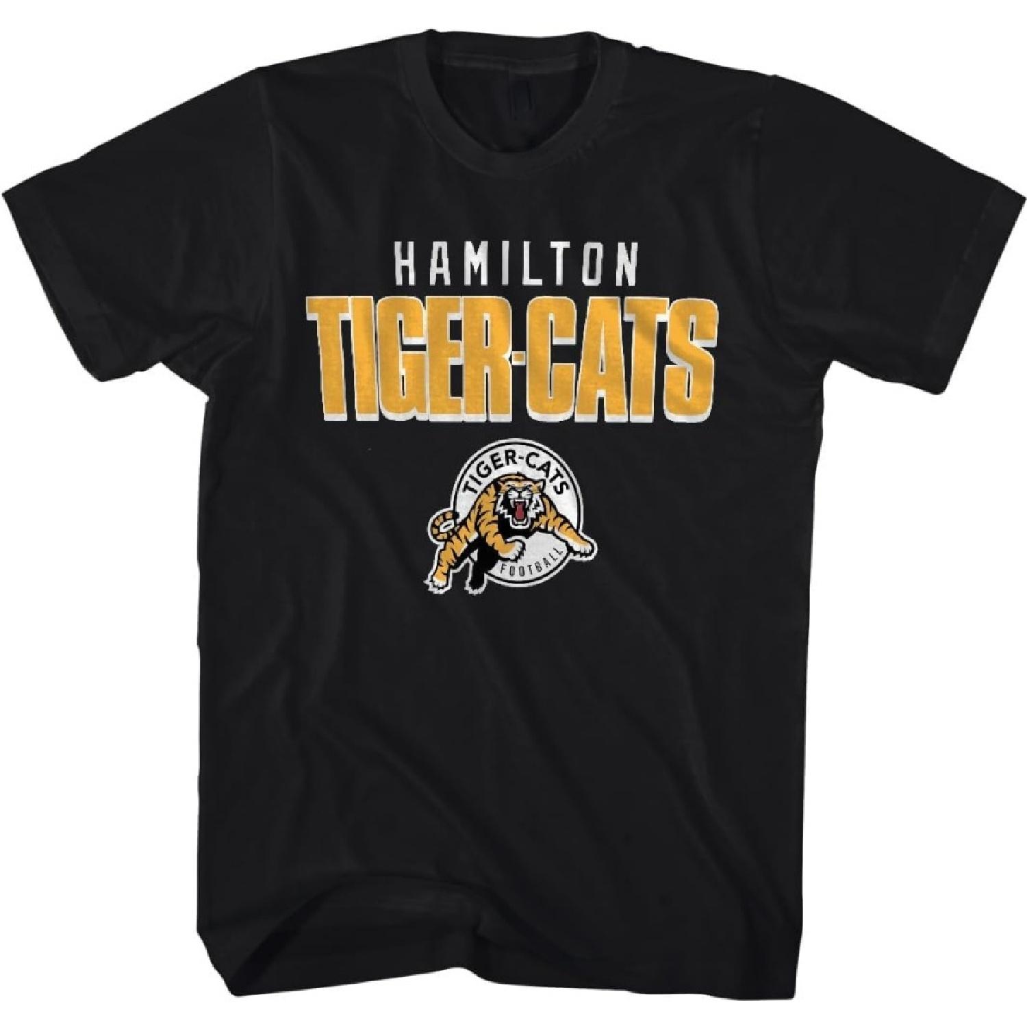 Черная футболка с логотипом CFL Hamilton Tiger Cats XXXXXL разноцветный