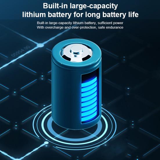 1 Set Car Vacuum Cleaner with 2 Nozzle Portable Handheld 1200mAh 5500Pa Mini Cordless Electric Vacuum Cleaner Home Supplies