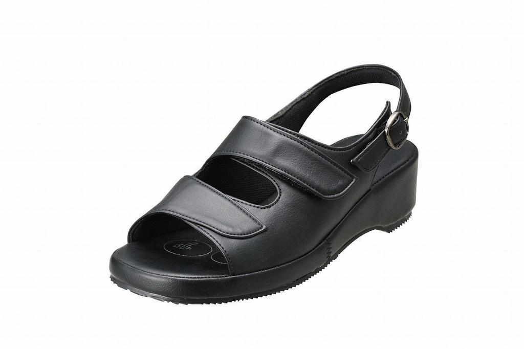 Pansy BB5303 Office Black Sandals, Medium,