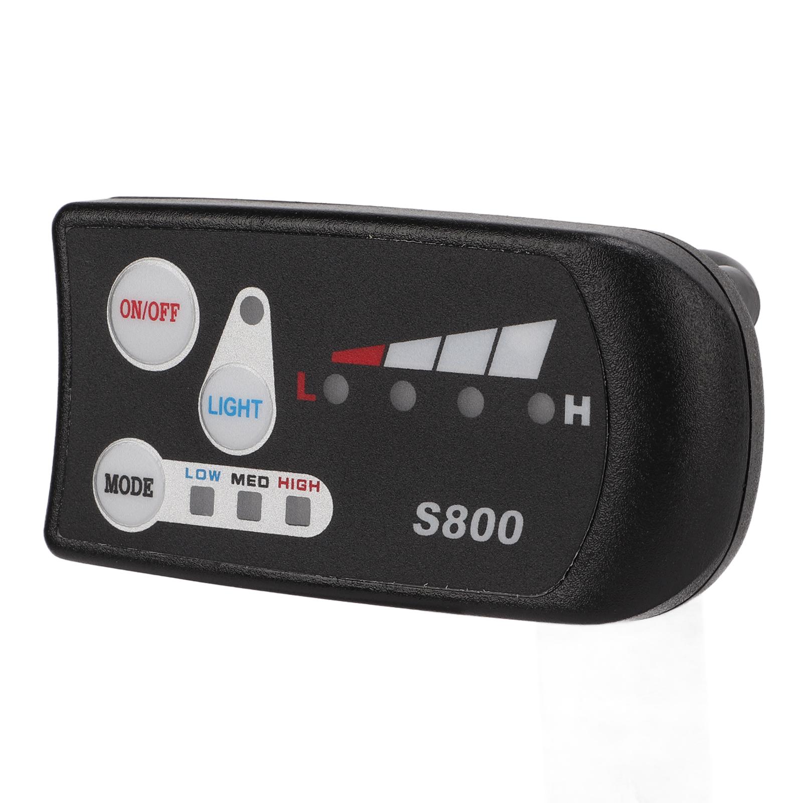 

36 В 48 В электрический велосипед S800 светодиодный дисплей панель управления водонепроницаемый контроллер двигателя дисплей счетчик для электрического велосипеда