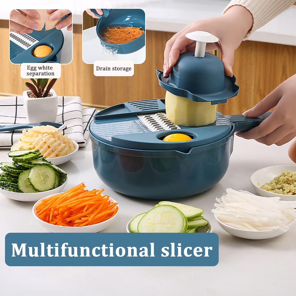 Kitchen Multi-Function Potato Shredded Vegetable Cutting Machine Househ