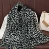 Hot-selling new leopard print polyester scarf street popular women's long scarf spring and autumn long scarf