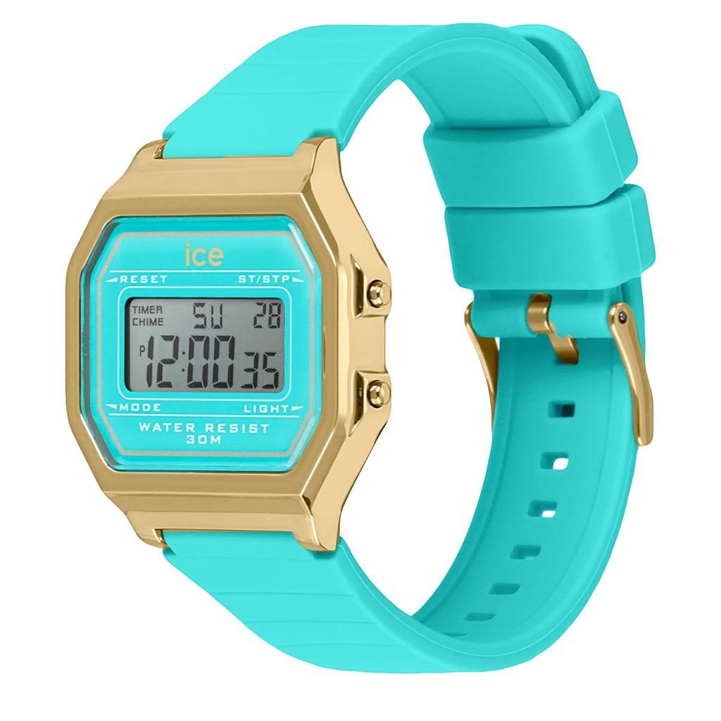 Autorisierter Händler Ice Watch Digitale Uhr für Damen 022055 Ice Digit Blue Curacao Klein [Ice watch]