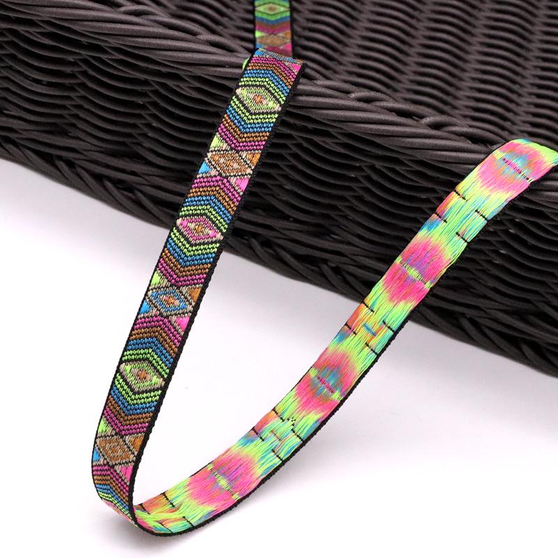 Ethnic Lace Woven Ribbon: Chinese Embroidery Jacquard for DIY Clothing & Home Textiles