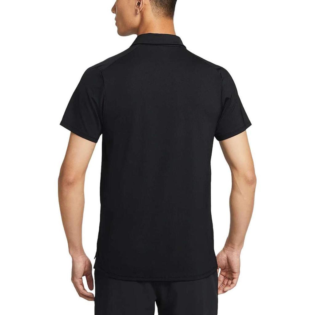 Nike Men's Quick-Dry Breathable Tennis Polo T-Shirt in Black FZ6908-010