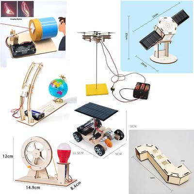 Kinder DIY Wissenschaftsspielzeug Pädagogisches wissenschaftliches Experimentierkasten Modell Physik STEM Projekte Puzzle-Spiele Schul-Laborbedarf Geschenke
