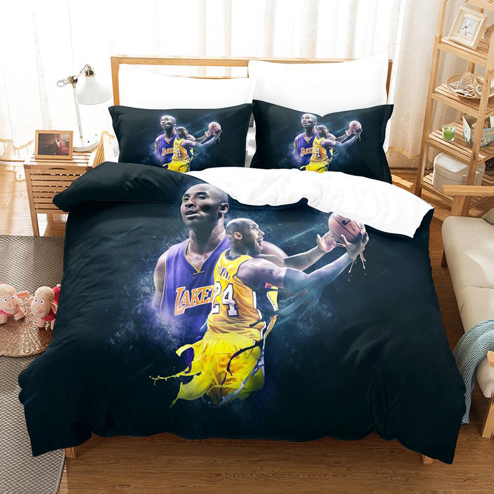 Basketball Digital Printing Bedding Three-Piece Microfiber Polyester Cotton Duvet