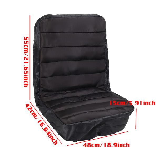 18palcový univerzální potah na sedadlo pro traktory, vysokozdvižné vozíky a sekačky na trávu