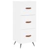 VidaXL White Buffet 34.5x34x90 Cm Engineered Wood 828572