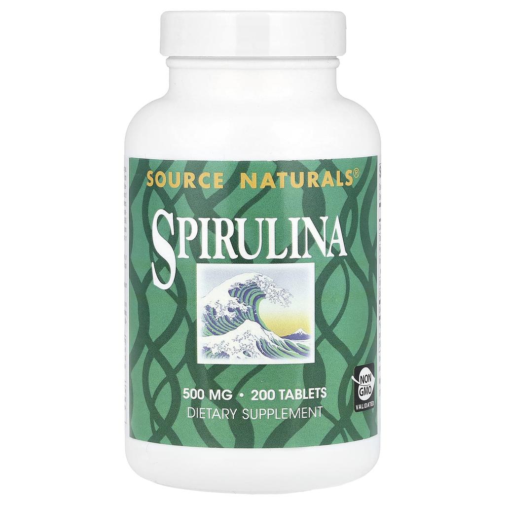Spirulina, 500 Mg, 200 Tablets