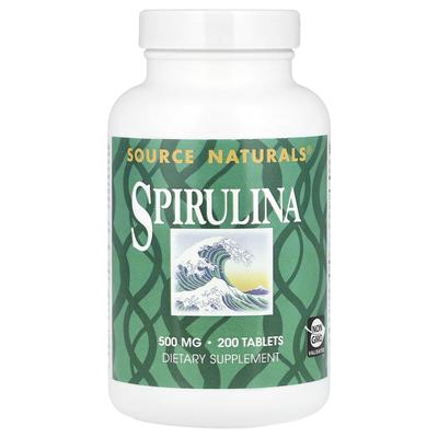 Spirulina, 500 Mg, 200 Tablets