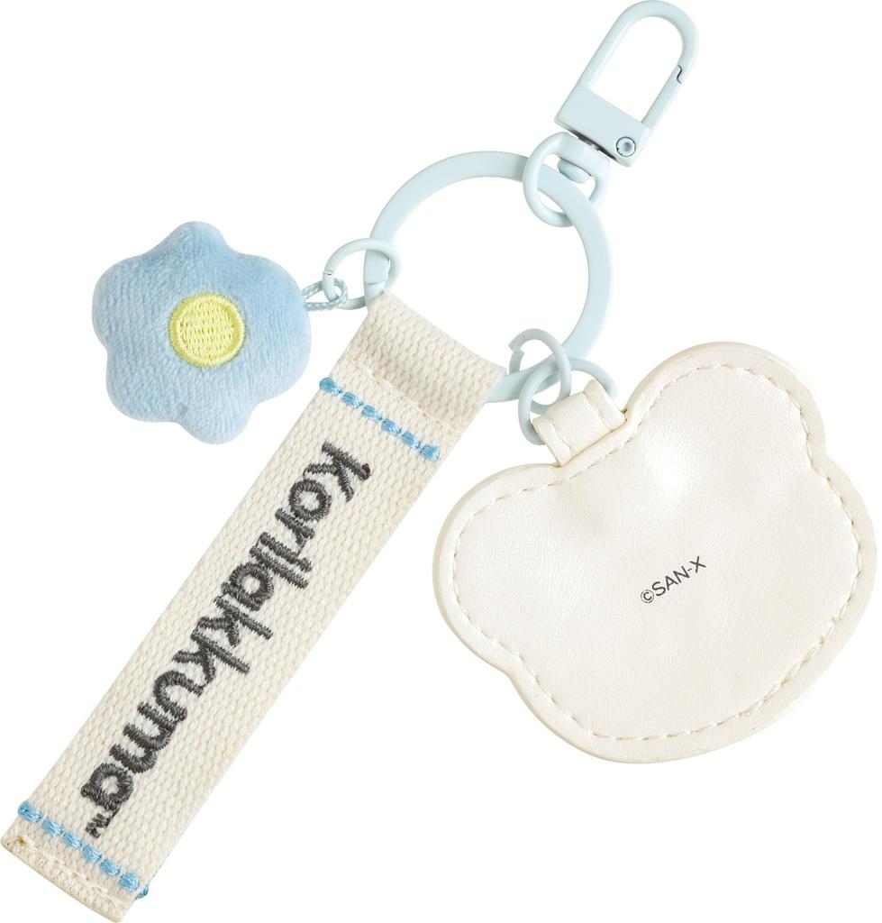 Rilakkuma Patch Keychain Korilakkuma AB32202 San-X