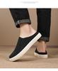 Men's Casual Cotton Linen Backless Moccasins - Solid Color Low-Top Slippers