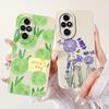 For Honor 200 Pro Case ELP-AN00 Phone Cover Popular Flower Avocado Soft Silicone Matte Fundas For Honor 200Pro Protective Bumper