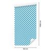 Checkerboard Wallpaper in Aquamarine, Turquoise and White for Living Room and Bedroom 50x1000
